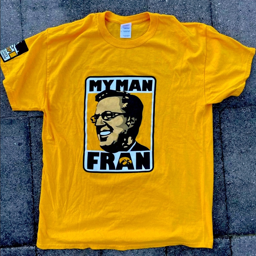 Iowa Hawkeyes “My Man Fran” t-shirt LARGE